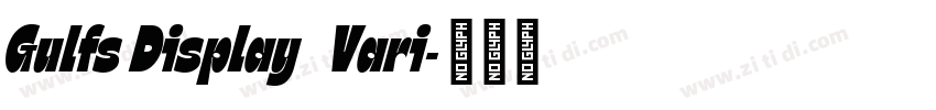 Gulfs Display   Vari字体转换